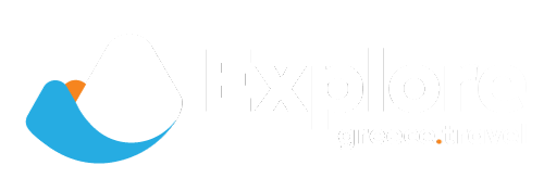 Explore Greece Logo White letters